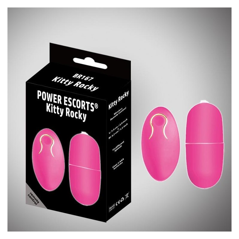 Wibrator - Kitty Rocky Remote Control pink